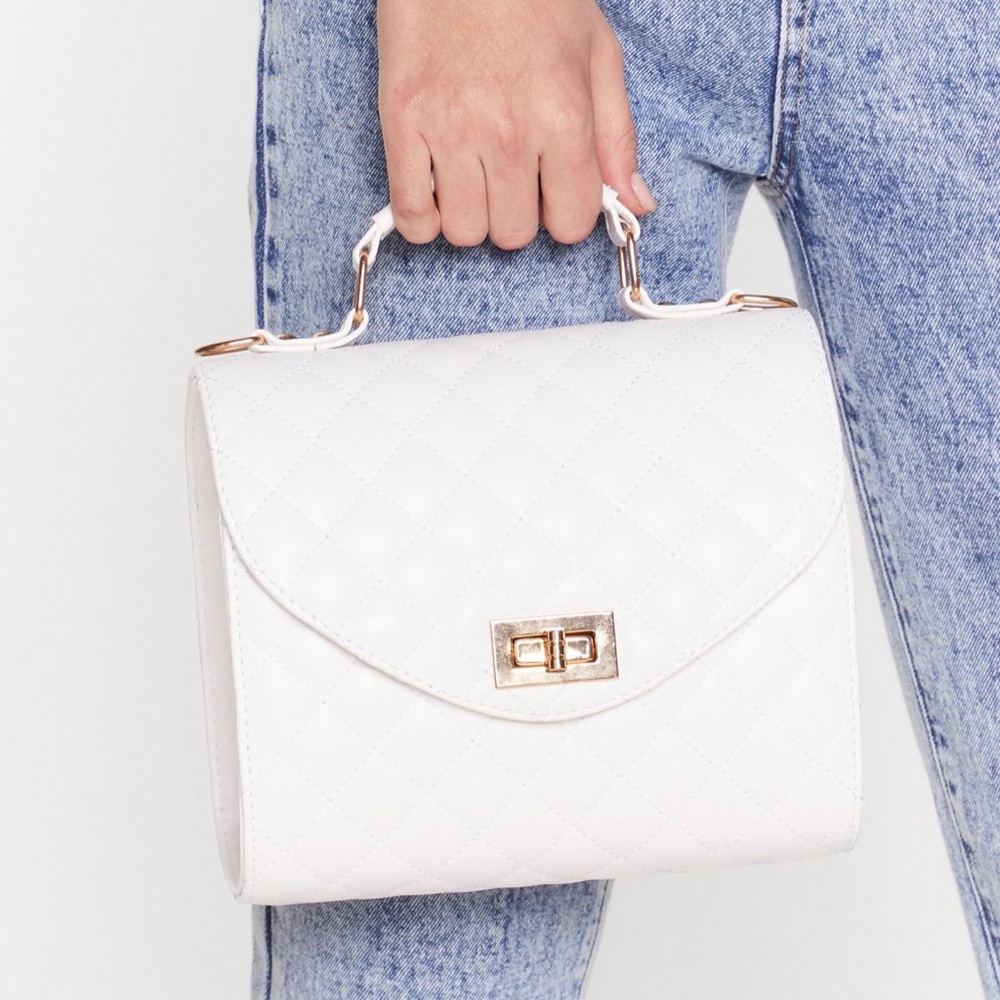 QUILTED CROSS BODY BAG